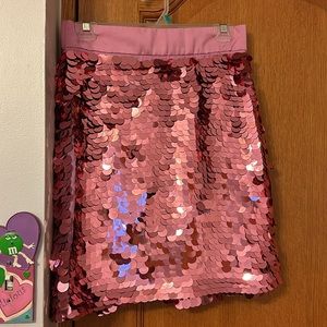 Pink Shiny Skirt